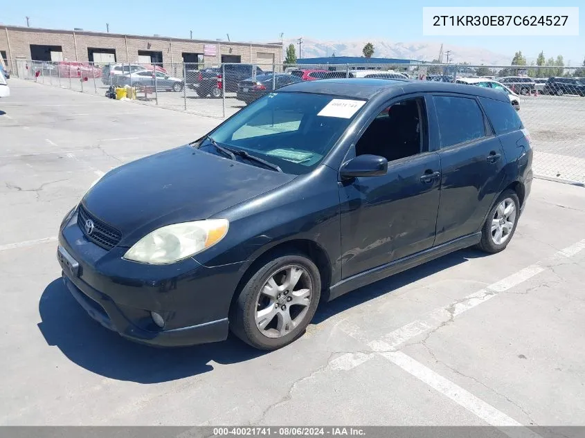 2007 Toyota Matrix Xr VIN: 2T1KR30E87C624527 Lot: 40021741