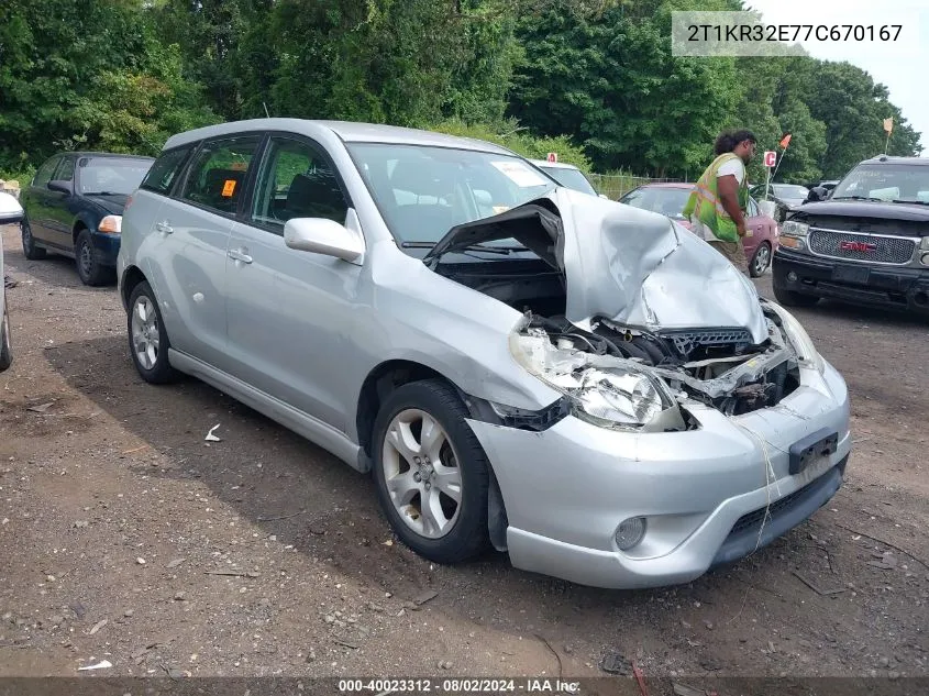 2T1KR32E77C670167 2007 Toyota Matrix Xr