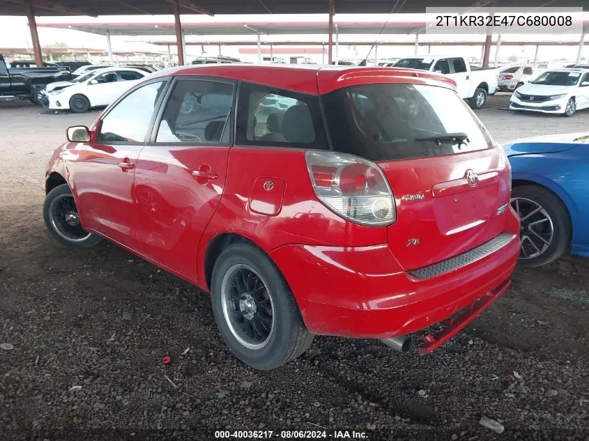 2T1KR32E47C680008 2007 Toyota Matrix Xr