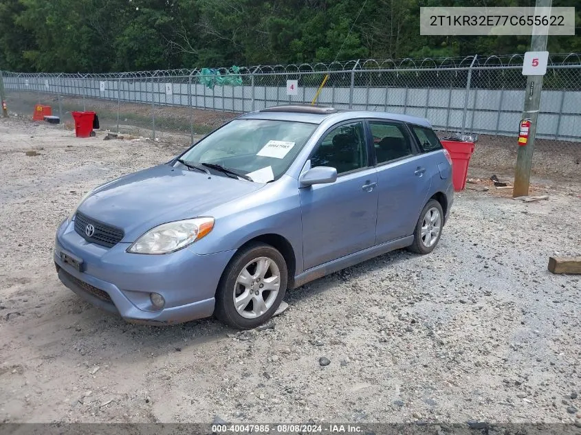 2T1KR32E77C655622 2007 Toyota Matrix Xr