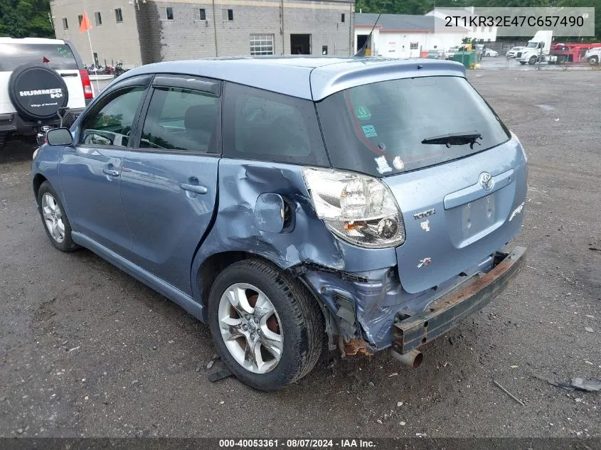 2T1KR32E47C657490 2007 Toyota Matrix Xr