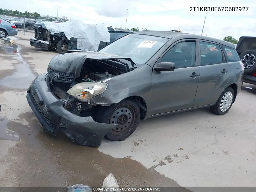 2T1KR30E67C682927 2007 Toyota Matrix