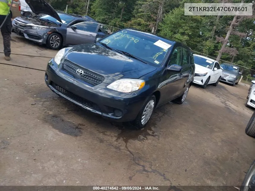 2T1KR32E47C678601 2007 Toyota Matrix