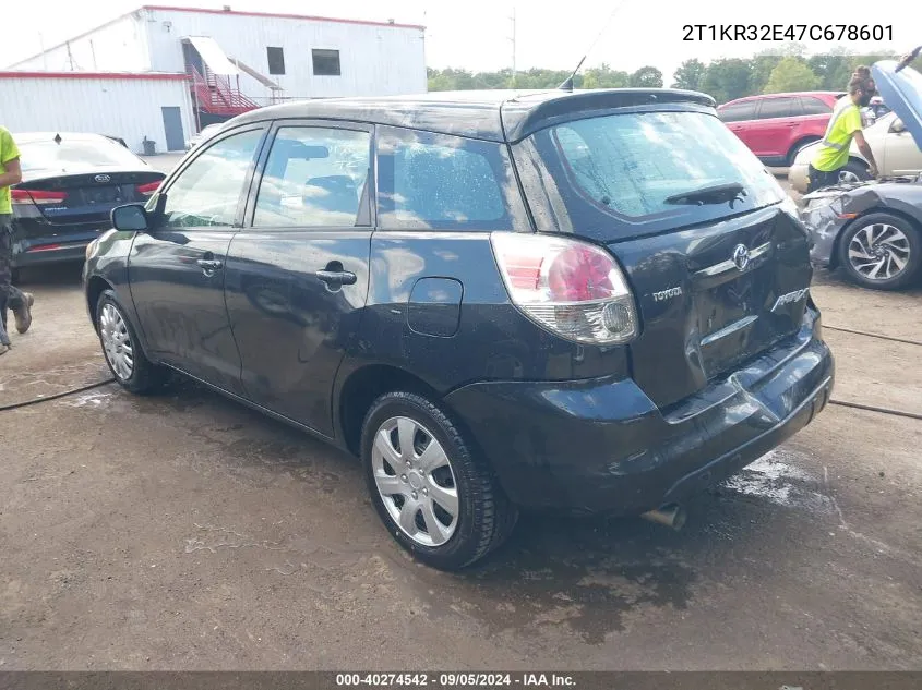 2T1KR32E47C678601 2007 Toyota Matrix