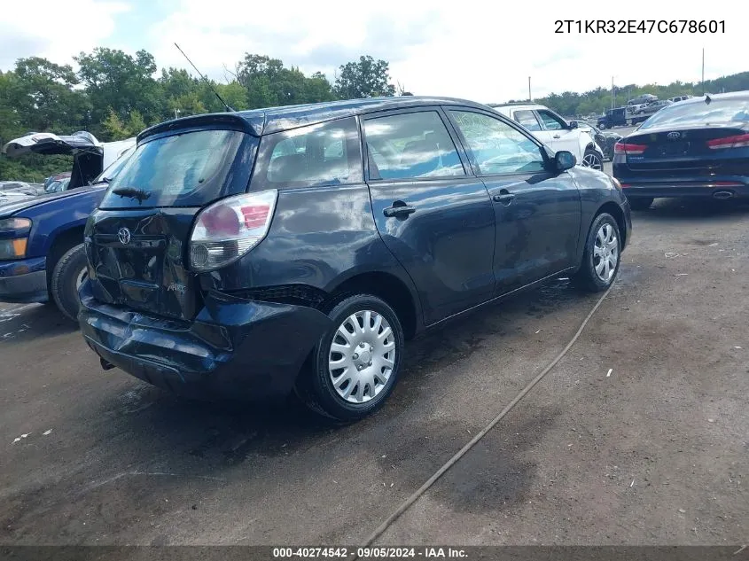 2T1KR32E47C678601 2007 Toyota Matrix