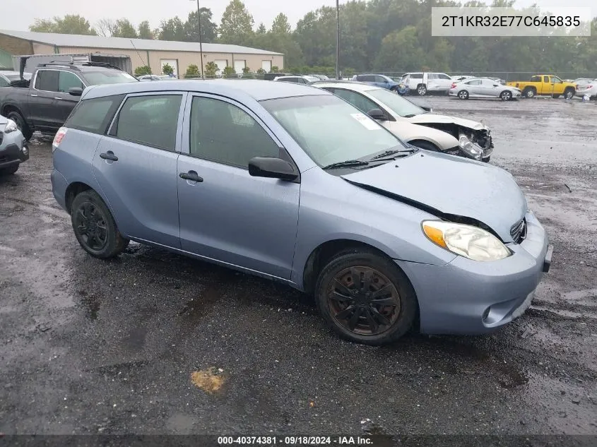 2T1KR32E77C645835 2007 Toyota Matrix