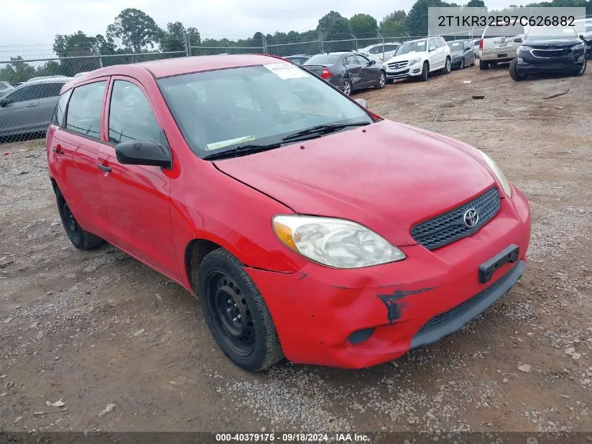 2007 Toyota Matrix VIN: 2T1KR32E97C626882 Lot: 40379175