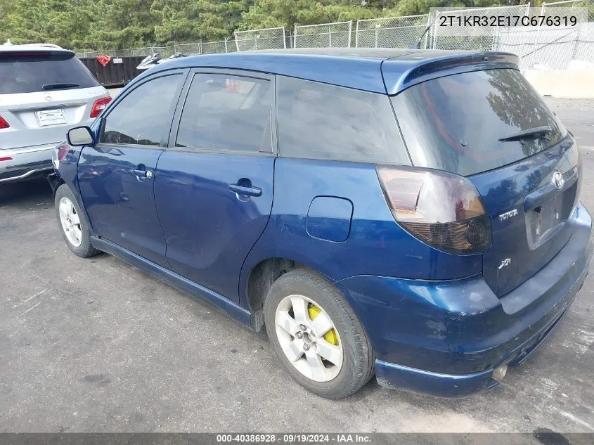 2007 Toyota Matrix Xr VIN: 2T1KR32E17C676319 Lot: 40386928