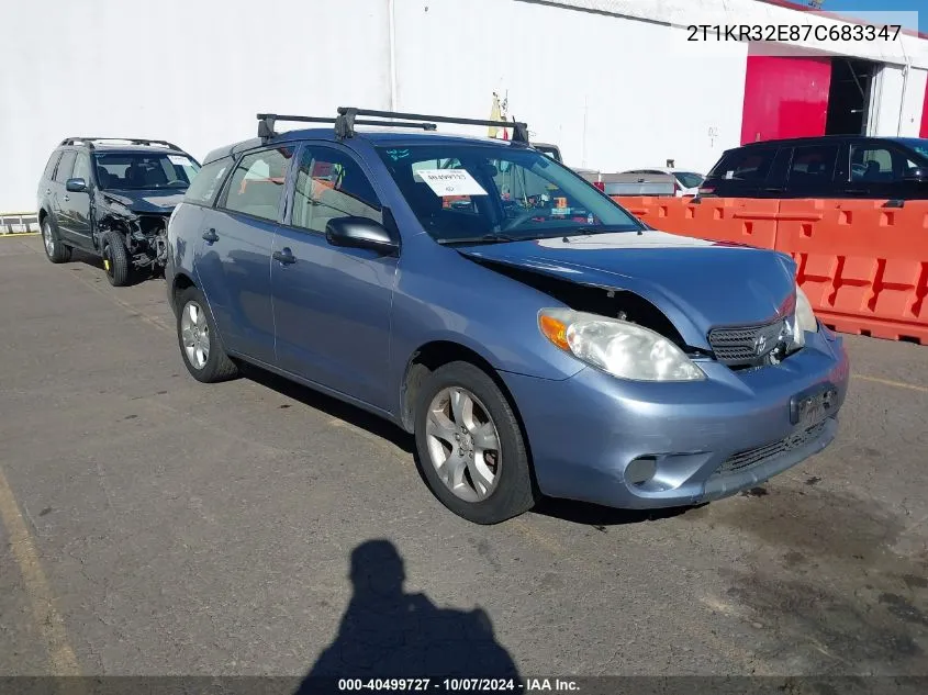 2T1KR32E87C683347 2007 Toyota Matrix