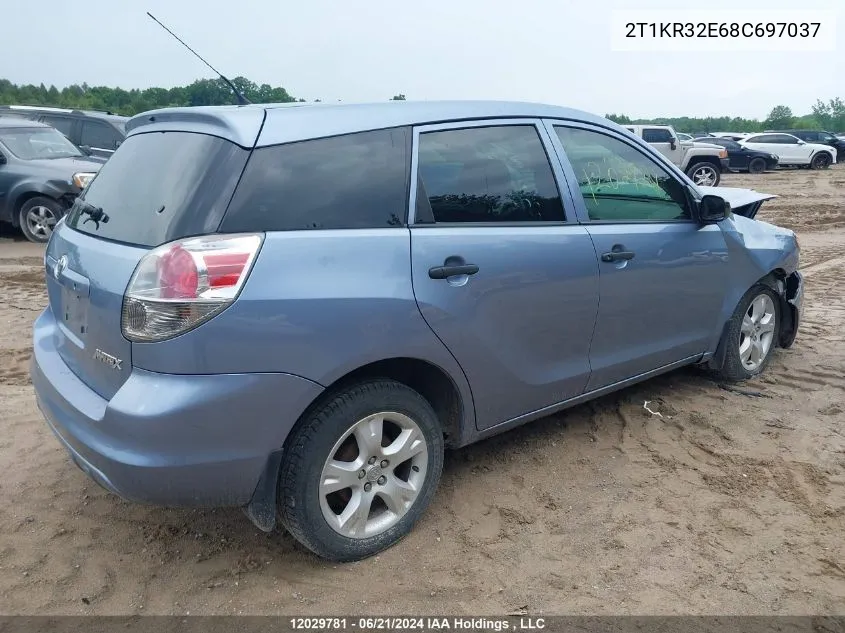 2T1KR32E68C697037 2008 Toyota Matrix Xr