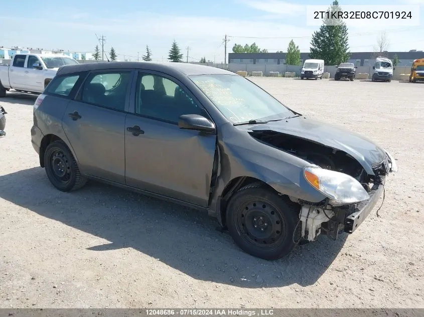 2T1KR32E08C701924 2008 Toyota Corolla Matrix Xr