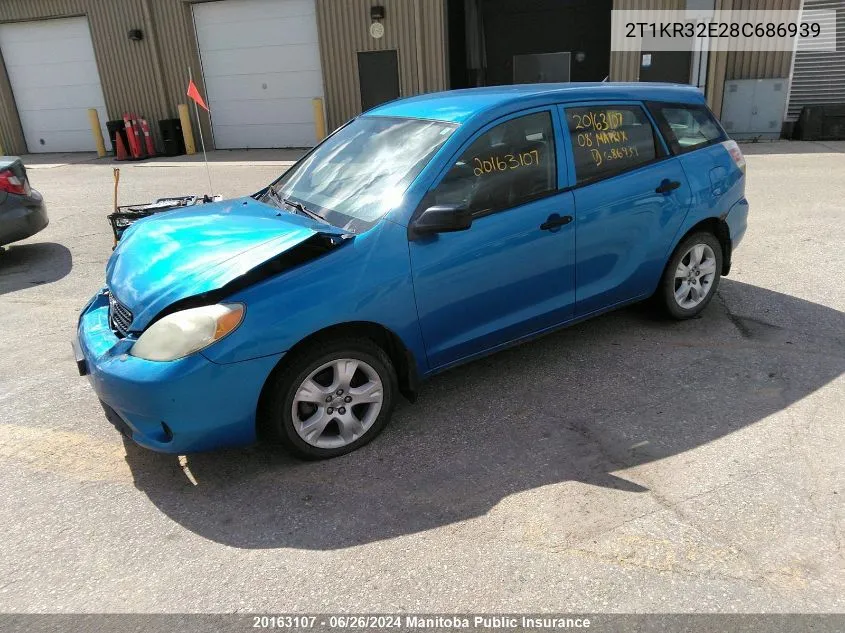 2T1KR32E28C686939 2008 Toyota Matrix