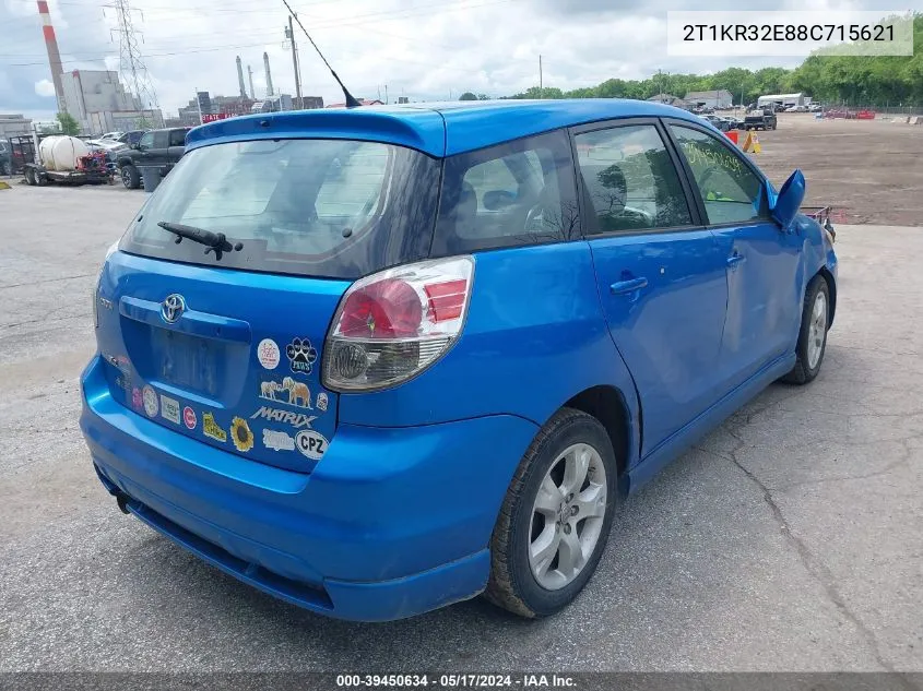 2T1KR32E88C715621 2008 Toyota Matrix Xr