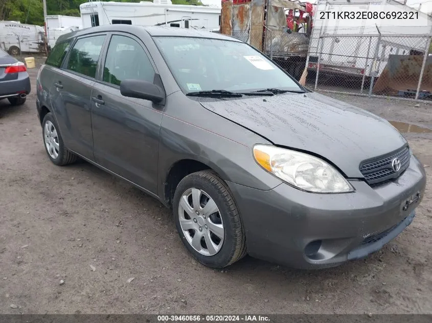 2T1KR32E08C692321 2008 Toyota Matrix