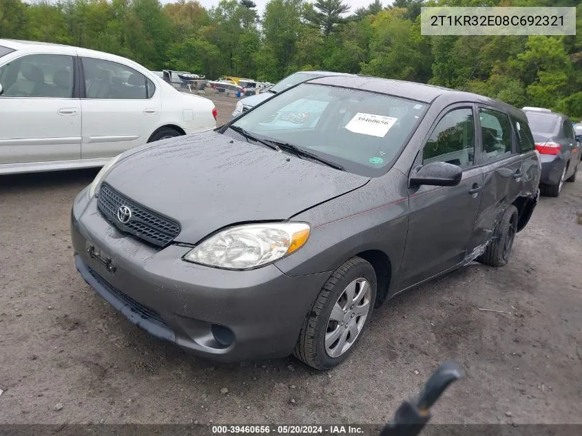 2T1KR32E08C692321 2008 Toyota Matrix