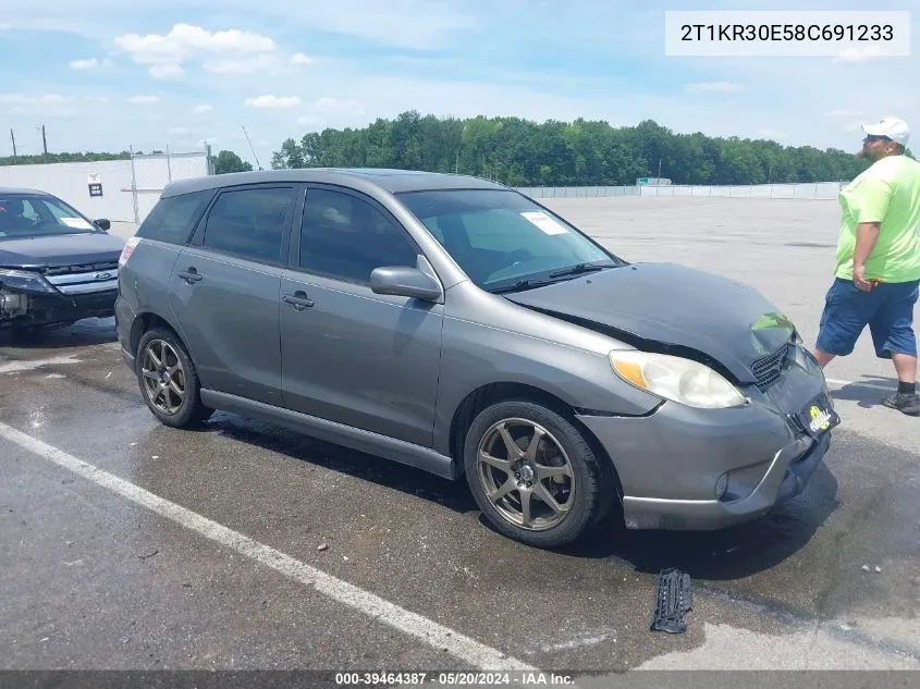 2T1KR30E58C691233 2008 Toyota Matrix Xr