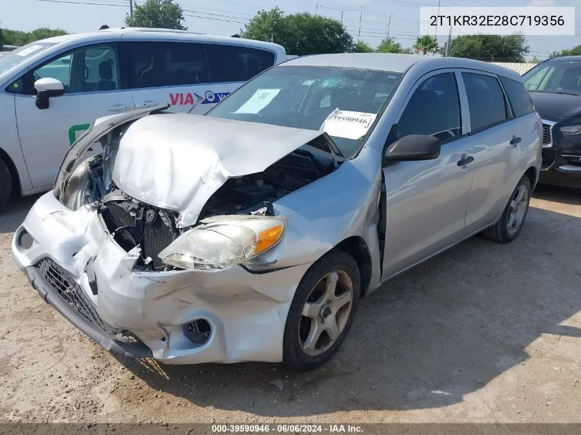 2T1KR32E28C719356 2008 Toyota Matrix