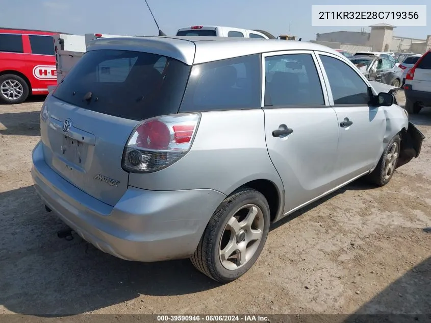 2T1KR32E28C719356 2008 Toyota Matrix