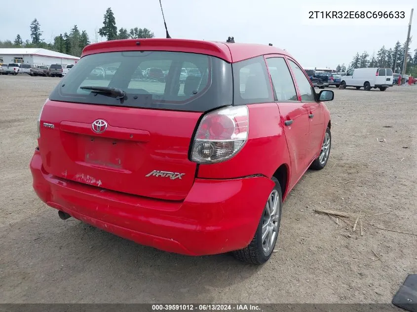 2T1KR32E68C696633 2008 Toyota Matrix