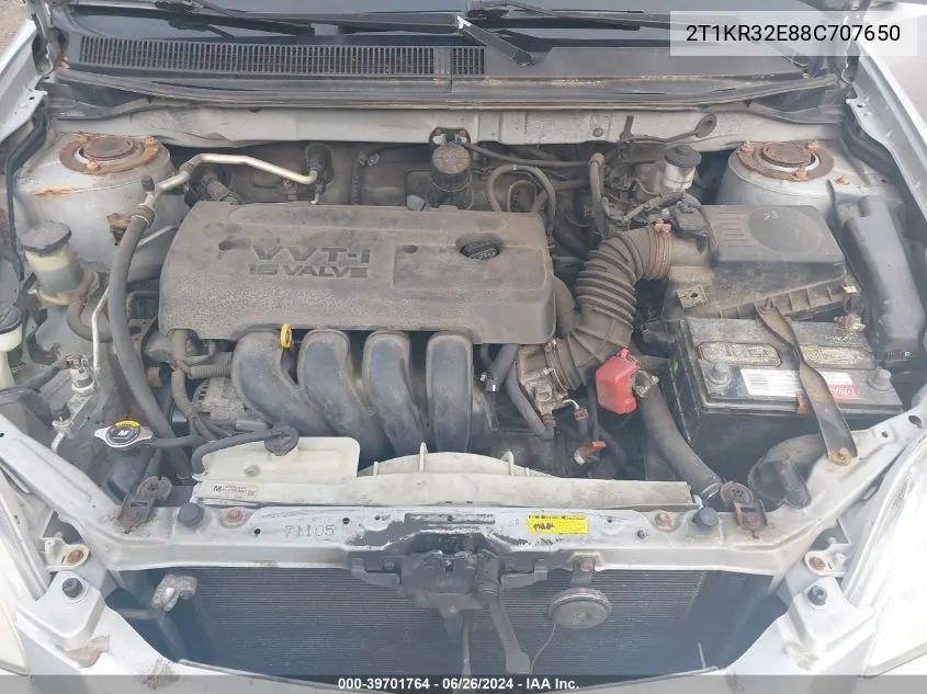 2T1KR32E88C707650 2008 Toyota Matrix Xr