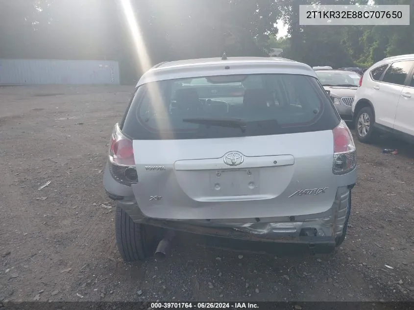 2T1KR32E88C707650 2008 Toyota Matrix Xr