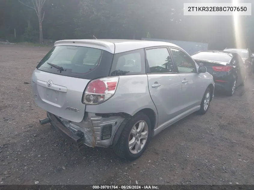 2T1KR32E88C707650 2008 Toyota Matrix Xr