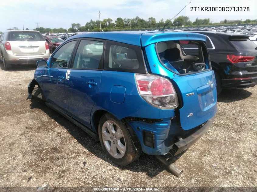 2T1KR30E08C713378 2008 Toyota Matrix Xr