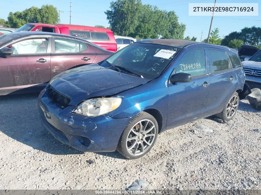 2T1KR32E98C716924 2008 Toyota Matrix