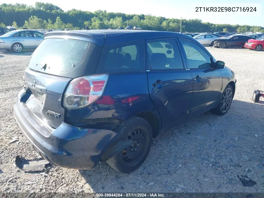 2T1KR32E98C716924 2008 Toyota Matrix