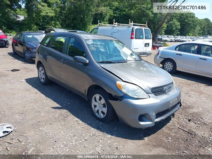 2T1KR32E28C701486 2008 Toyota Matrix