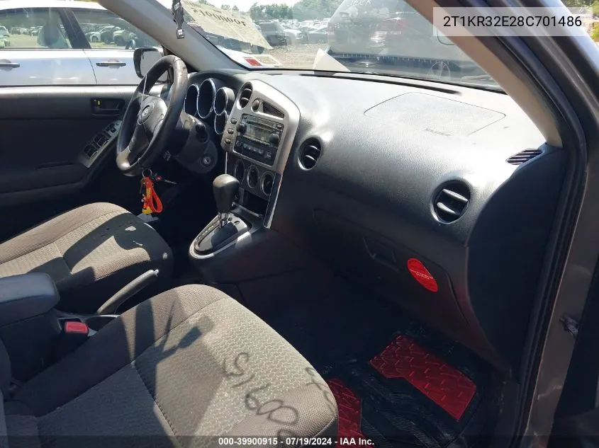 2T1KR32E28C701486 2008 Toyota Matrix