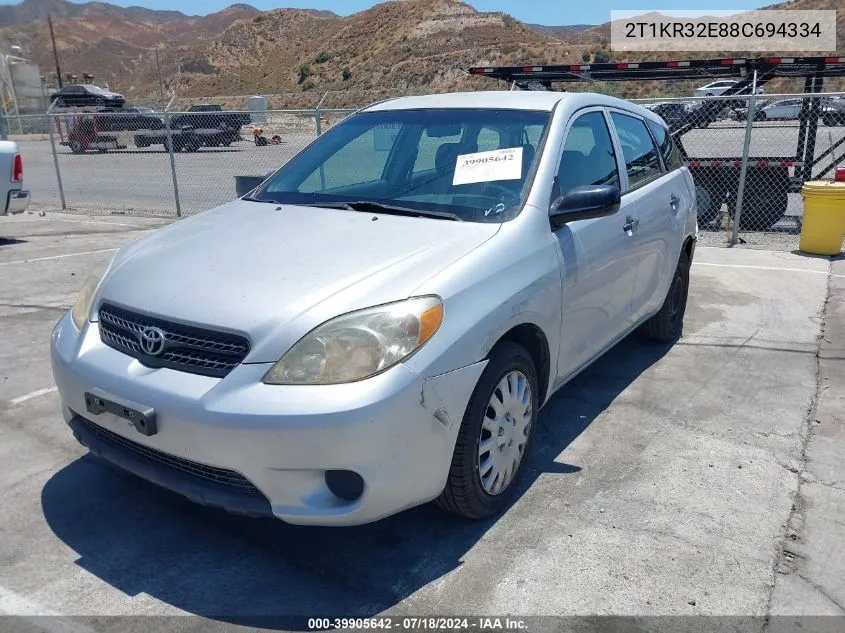 2T1KR32E88C694334 2008 Toyota Matrix