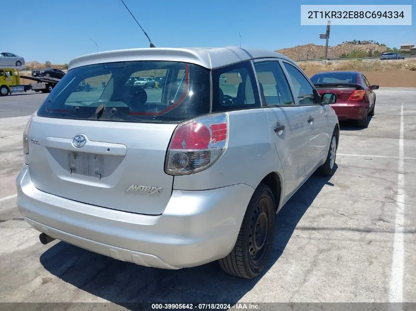 2T1KR32E88C694334 2008 Toyota Matrix