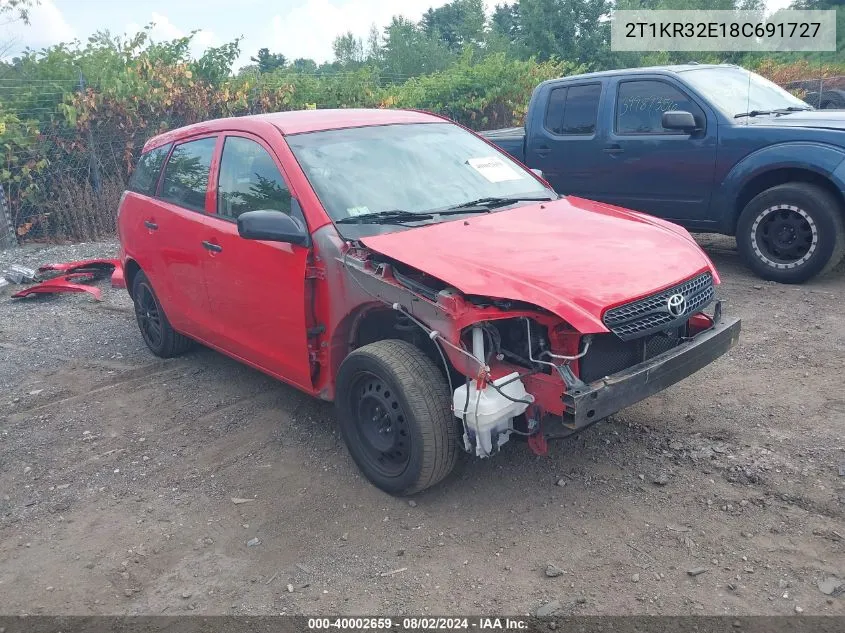 2T1KR32E18C691727 2008 Toyota Matrix