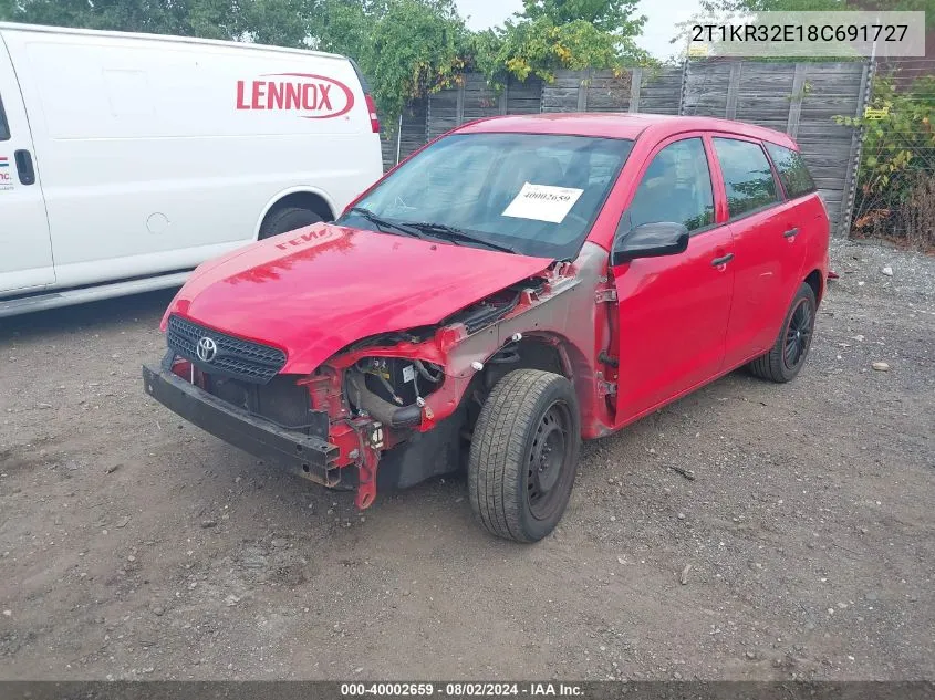 2T1KR32E18C691727 2008 Toyota Matrix