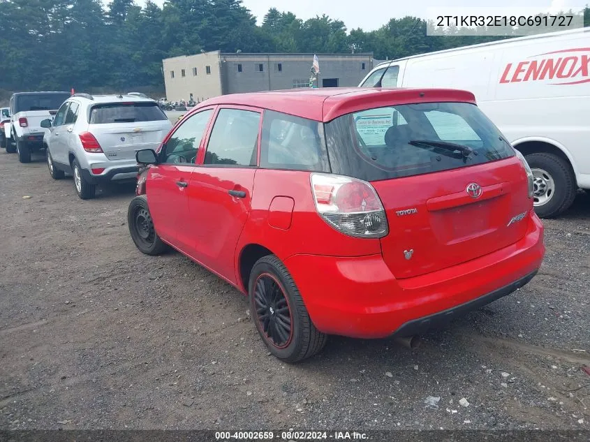 2T1KR32E18C691727 2008 Toyota Matrix