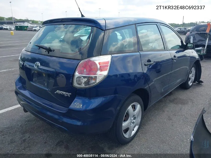 2T1KR32E48C692337 2008 Toyota Matrix