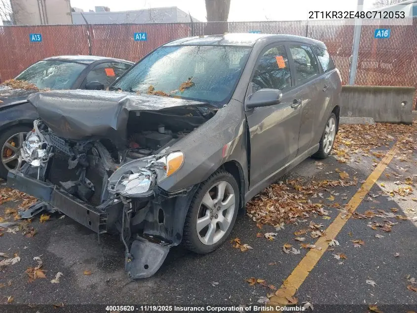 2T1KR32E48C712053 2008 Toyota Corolla Matrix Xr