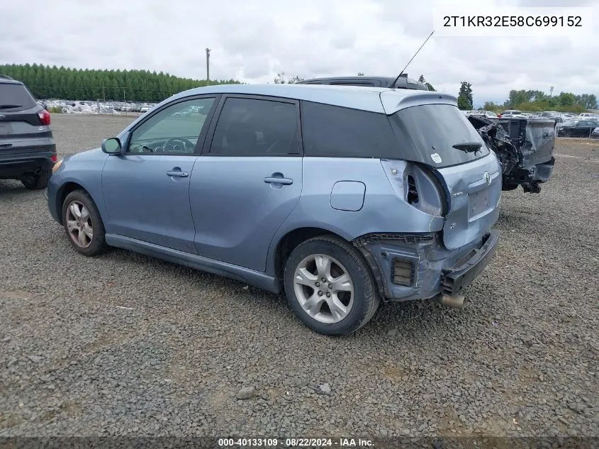 2T1KR32E58C699152 2008 Toyota Matrix Xr