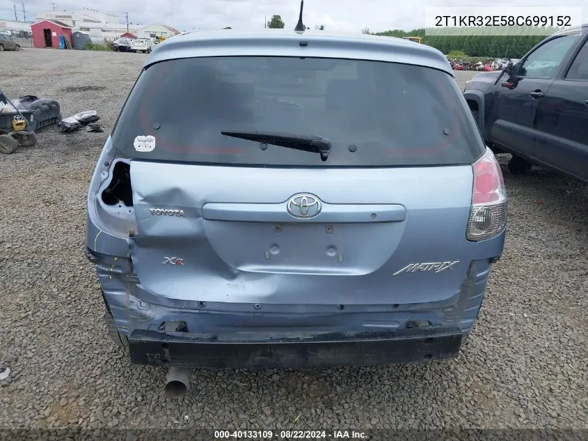 2T1KR32E58C699152 2008 Toyota Matrix Xr