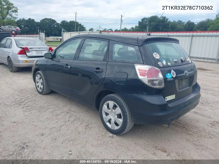 2T1KR32E78C710362 2008 Toyota Matrix