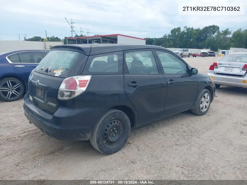 2T1KR32E78C710362 2008 Toyota Matrix