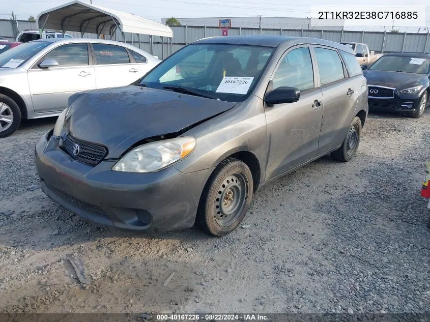 2T1KR32E38C716885 2008 Toyota Matrix