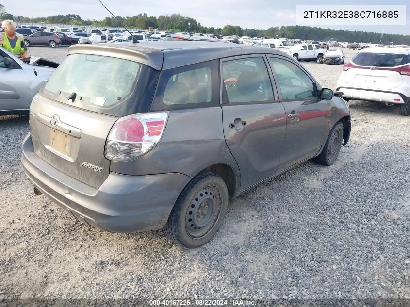 2T1KR32E38C716885 2008 Toyota Matrix