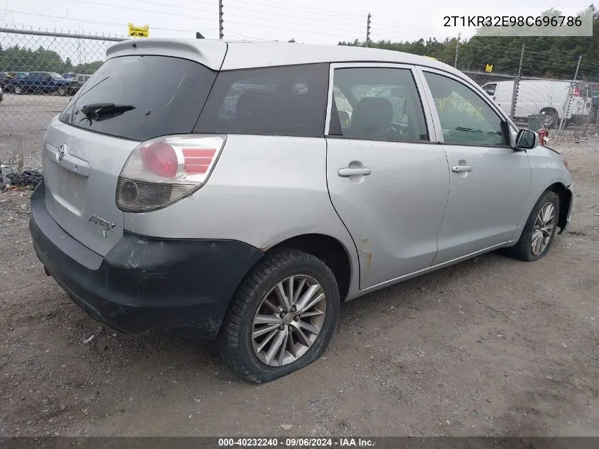 2T1KR32E98C696786 2008 Toyota Matrix Xr