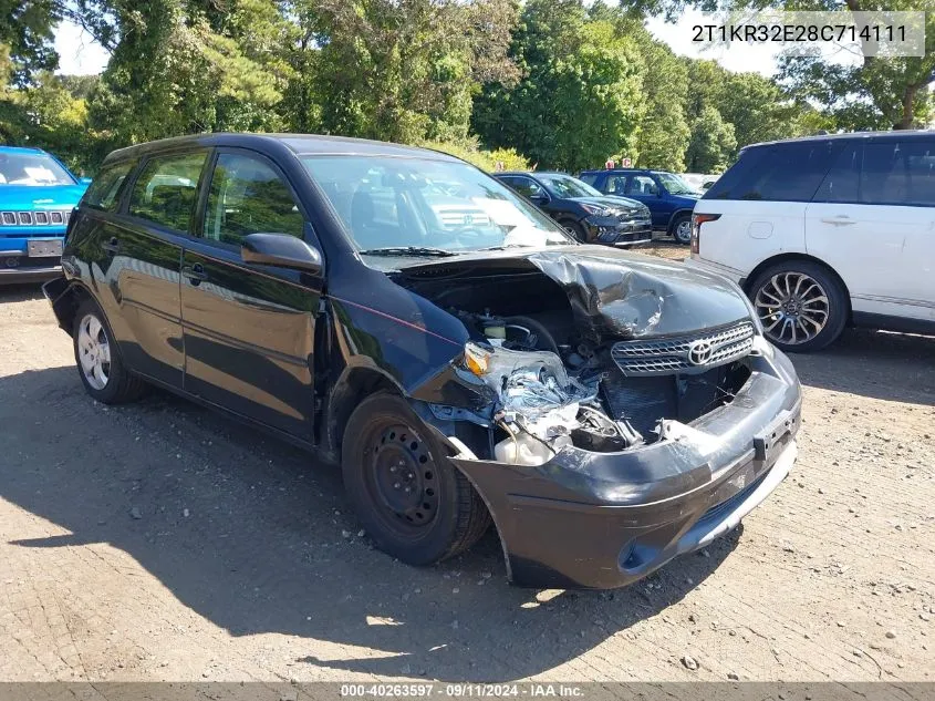 2008 Toyota Matrix VIN: 2T1KR32E28C714111 Lot: 40263597