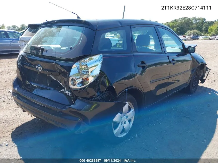 2T1KR32E28C714111 2008 Toyota Matrix