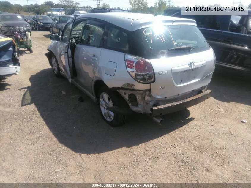 2T1KR30E48C717045 2008 Toyota Matrix Xr