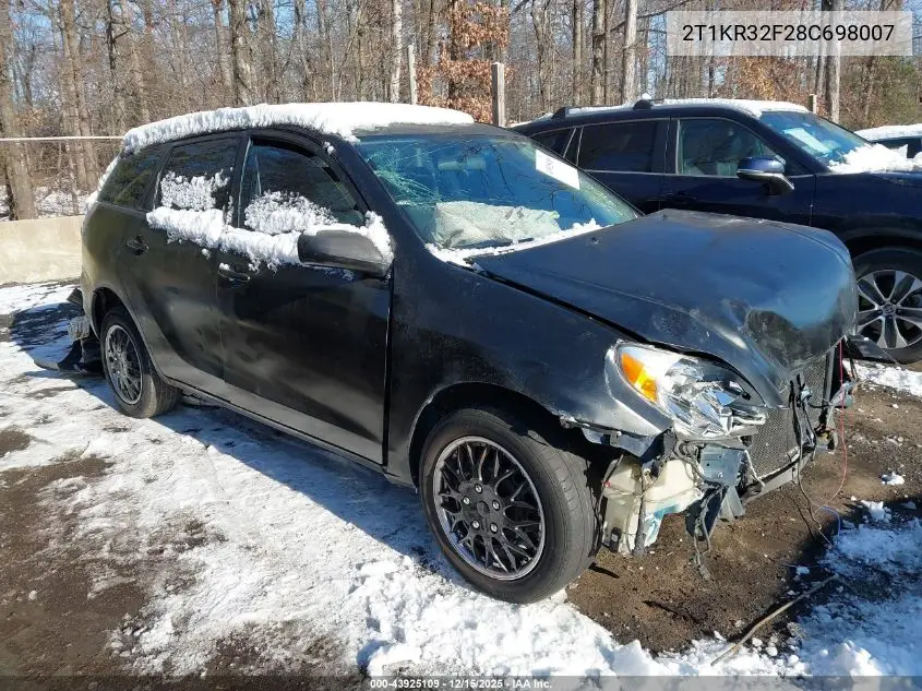 2T1KR32F28C698007 2008 Toyota Matrix