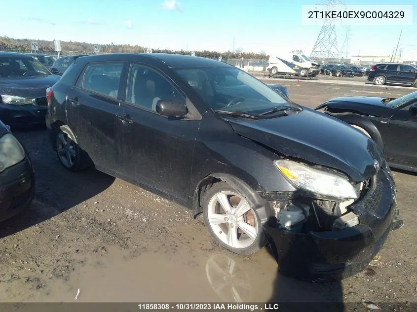 2009 Toyota Matrix Xr VIN: 2T1KE40EX9C004329 Lot: 11858308